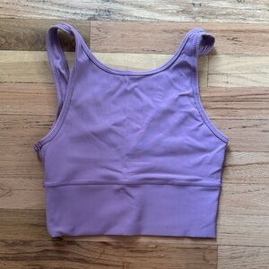 lululemon athletica reversible Purple Crop Top